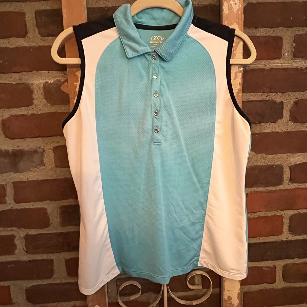 Women’s Izod Sleeveless Golf Shirt Size Large